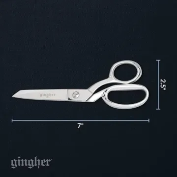 Gingher 7" Stainless Steel Knife Edge Fabric Scissors