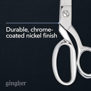 Gingher 7" Stainless Steel Knife Edge Fabric Scissors
