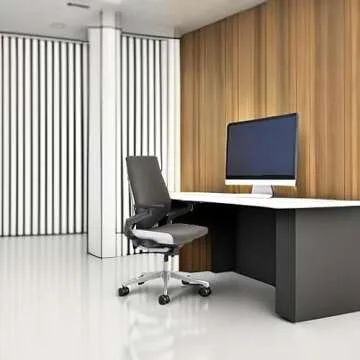 Steelcase Gesture Office Chair - Ergonomic Work Chair with Wheels for Carpet - Comfortable Office Ch...