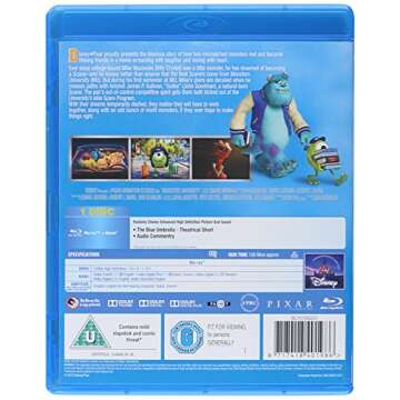 Monsters University/Monsters Inc[Region Free] [UK Import]