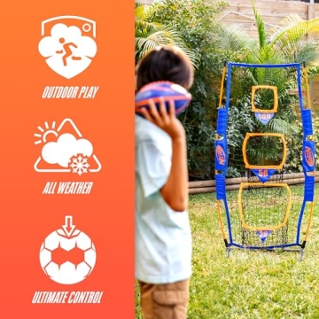 NERF Pro Pass Football Target - Fun Indoor & Outdoor Game