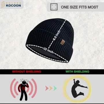 Golden Kocoon Beanie - EMF Protection & Eco-Friendly Design