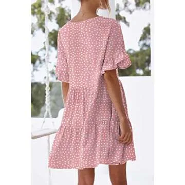 Stylish nclook Women's Casual Summer Dress with Pockets