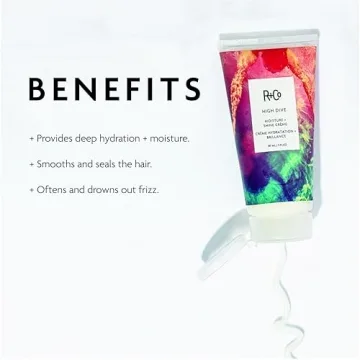 R+Co High Dive Moisture and Shine Crème | Deep Hydration + Softens + Eliminates Frizz | Vegan + Cruelty-Free | 5 Oz
