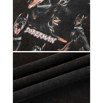 Vamtac Oversized Dog Graphic Tee - Unisex Summer Streetwear