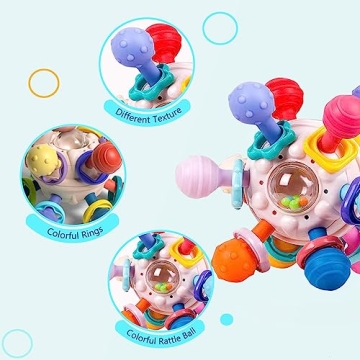 Premium Baby Sensory Teether Toy for Teething Relief
