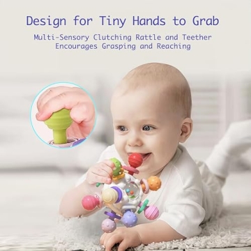 Premium Baby Sensory Teether Toy for Teething Relief