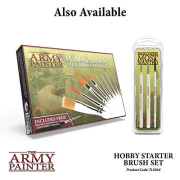 The Army Painter Hobby Brush Set - 3 Essential Brushes