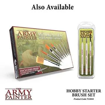 The Army Painter Hobby Brush Set - 3 Essential Brushes