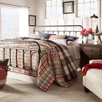 Inspire Q Giselle Antique Dark Bronze Iron Bed Full Size
