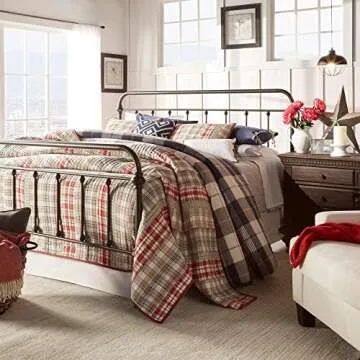 Inspire Q Giselle Antique Dark Bronze Iron Bed Full Size