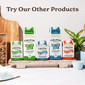 Califia Farms Unsweetened Better Half 32oz Vegan Creamer