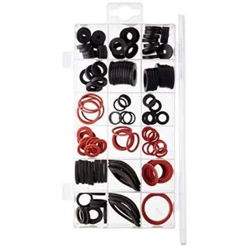 Cal Hawk CZFWA 141-pc. Faucet Washer Assortment Kit, 18 Different Assorted Sizes