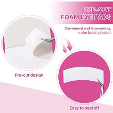 Pretty Memory 110 PCS Eye Pads for Lash Extensions