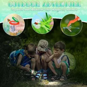 Life Cycle Learning & Education Toys, Montessori Toys Animal Toy Figurines for Frog, Butterfly, Chicken, Ladybug - Educational & Fun Matching Game Preschool Learning Toys Outdoor Explorer Kit