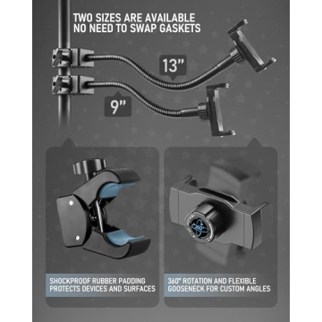 Angksorm KBC1417 Mic Stand Phone Holder for Creators