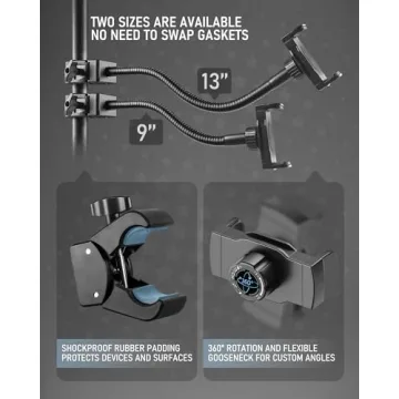 Angksorm KBC1417 Mic Stand Phone Holder for Creators