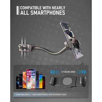 Angksorm KBC1417 Mic Stand Phone Holder for Creators