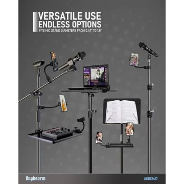 Angksorm KBC1417 Mic Stand Phone Holder for Creators