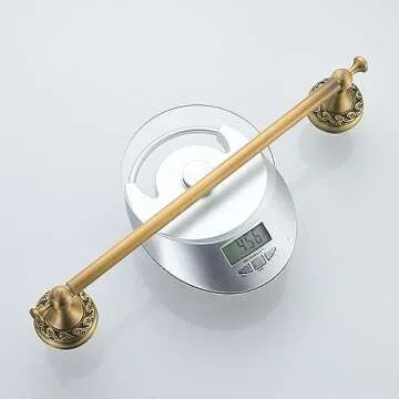 Antique Bronze Adjustable Towel Bar for Stylish Bathrooms