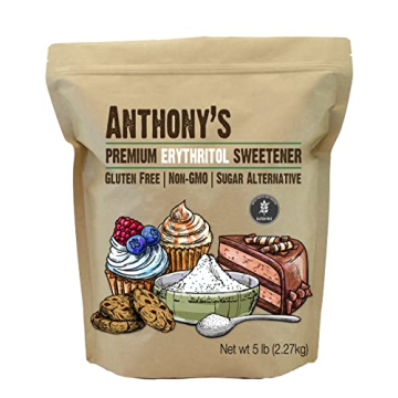 Anthony's Erythritol Granules 5 lb Non-GMO Sweetener