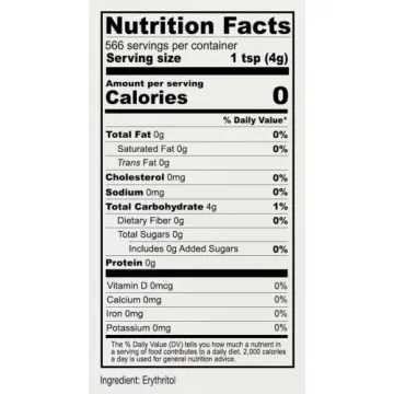 Anthony's Erythritol Granules 5 lb Non-GMO Sweetener