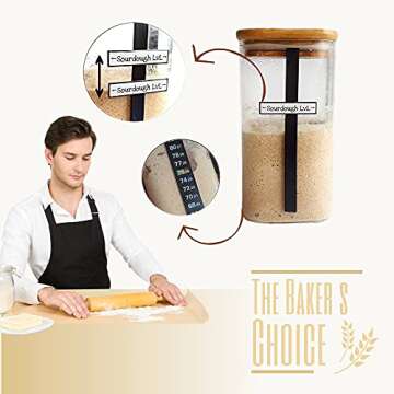 Ultimate VALLENWOOD Sourdough Set with Glass Jar & Tools