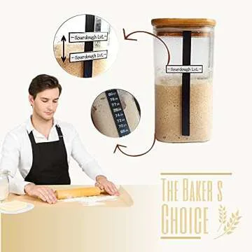 Ultimate VALLENWOOD Sourdough Set with Glass Jar & Tools