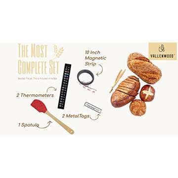 Ultimate VALLENWOOD Sourdough Set with Glass Jar & Tools