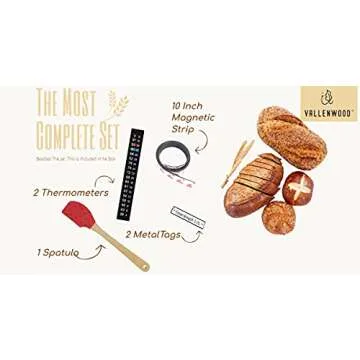Ultimate VALLENWOOD Sourdough Set with Glass Jar & Tools