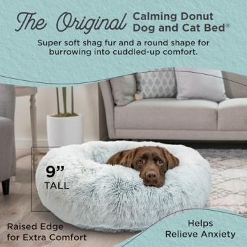 Best Friends by Sheri Calming Donut Bed for Pets
