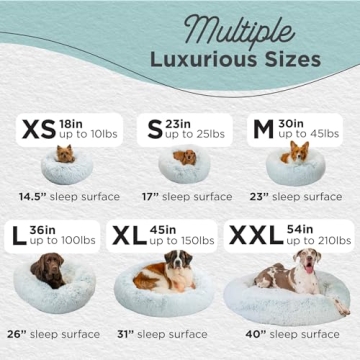 Best Friends by Sheri Calming Donut Bed for Pets