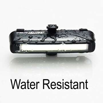 Cygolite Hotrod 110 Lumen Front Light & Hotrod 50 Tail Light USB Rechargeable Bike Light Combo Set,Compact,HR-110-50