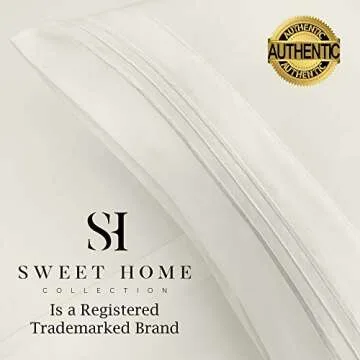 1500 Supreme Collection King Sheet Sets Ivory - Luxury Hotel Bed Sheets and Pillowcase Set for King Mattress - Extra Soft, Elastic Corner Straps, Deep Pocket Sheets, King Ivory