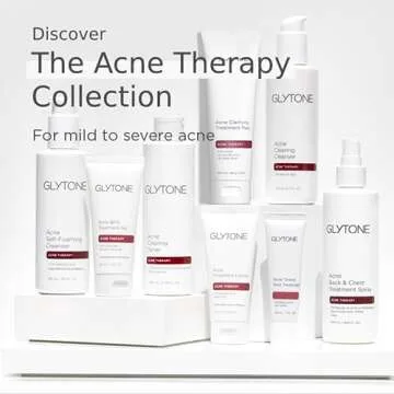 Glytone Acne Treatment Spray for Back & Chest - 2% Salicylic Acid - For Body Acne - Quick Dry, Upside Down Pump - Fragrance-Free - 8 fl. Oz.