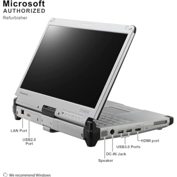 Renewed Panasonic Toughbook CF-C2 Rugged Laptop i5 8GB RAM