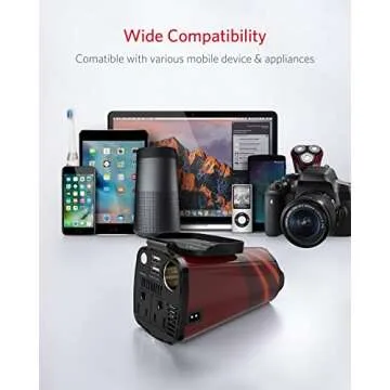 BESTEK 200W Power Inverter, Car Plug Adapter Outlet Converter with Dual 4.5A USB Charging Ports, Cup Holder Car Charger with Cigarette Lighter Socket for Laptop, Computer (Cola Red)