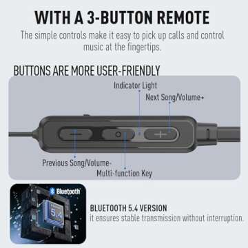 Hearprotek Wireless Headphones, Bluetooth 5.4 Sleep Soft and Lightweight in-Ear Earbuds for Sleeping, 25+Hour Playtime, Ideal for Side Sleepers, Relaxing, Meditating