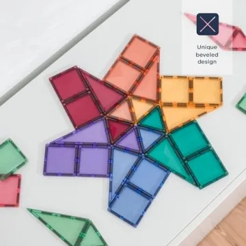 Connetix Pastel Mini Pack 32 Magnetic Tiles Creative Play