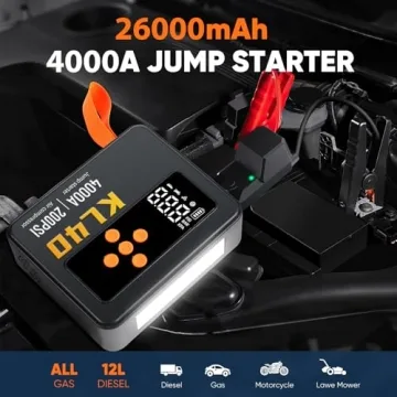 Multi-Function Jump Starter with Air Compressor and Power Bank