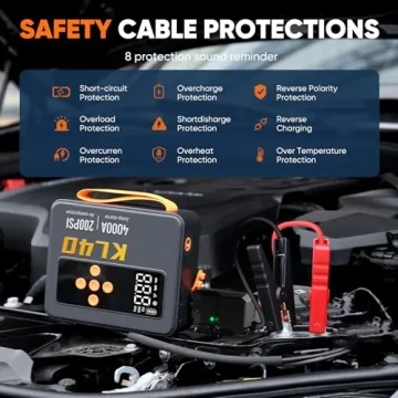 Multi-Function Jump Starter with Air Compressor and Power Bank