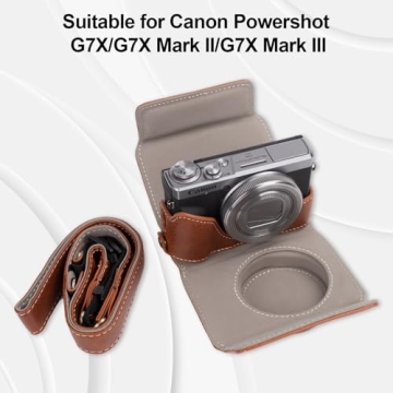 Vintage Leather Camera Case for Canon PowerShot G7X Series