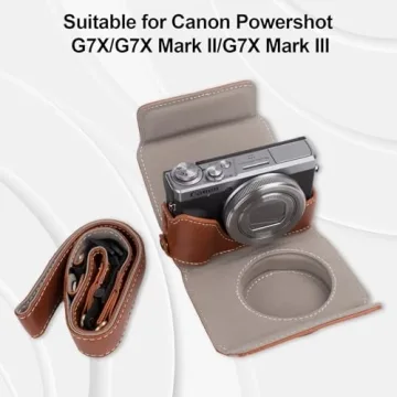 Vintage Leather Camera Case for Canon PowerShot G7X Series