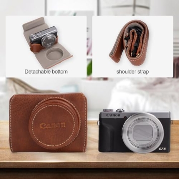 Vintage Leather Camera Case for Canon PowerShot G7X Series