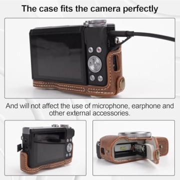 Vintage Leather Camera Case for Canon PowerShot G7X Series