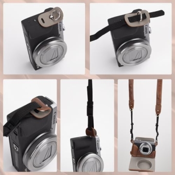 Vintage Leather Camera Case for Canon PowerShot G7X Series