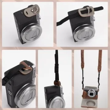 Vintage Leather Camera Case for Canon PowerShot G7X Series