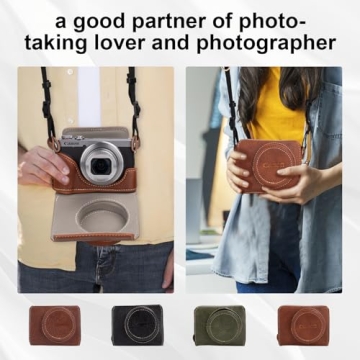 Vintage Leather Camera Case for Canon PowerShot G7X Series