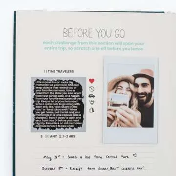 The Adventure Challenge Travel Edition, 30 Fun & Exciting Scratch-Off Experiences to Elevate Your Trip, Adventure and Travel Book for Couples, Anniversary or Wedding Gift