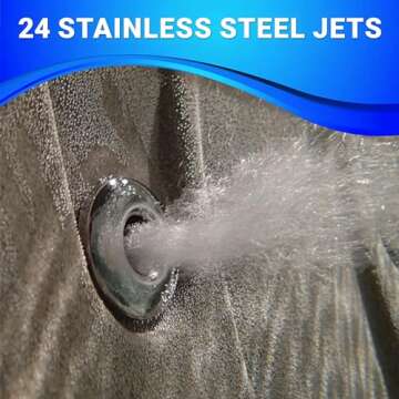 Inland 6 Person Outdoor Hot Tub, Plug & Play Spa, 24 Jets, LED Lighting System, Insulated Spa Cover, Made in USA, Aqualife by Strong Spas